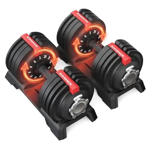 SONGMICS Haltères Réglables 12 en 1
