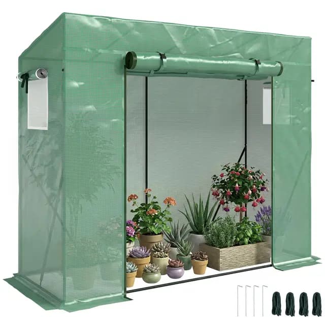 Outsunny Serre de Jardin Verte
