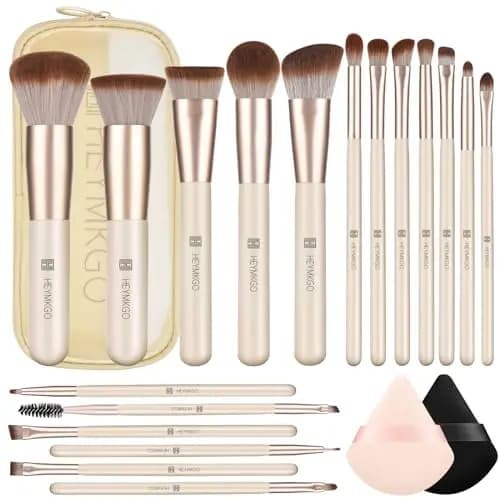 HEYMKGO Lot de 18 Pinceaux de Maquillage