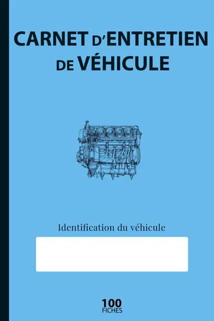 Carnet d'entretien pour véhicule