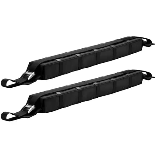 WilTec Barre de Toit Universelle Noire