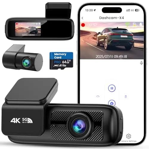 DEALAZOT X4 Dashcam Double Caméra
