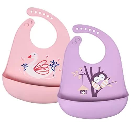 Vicloon Bavoir Silicone Ajustable – Image 1