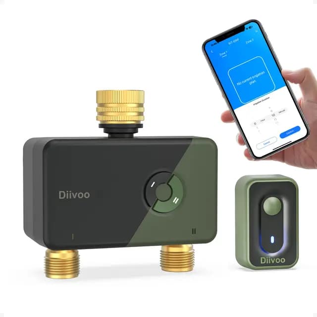 Diivoo WT-09W Programmateur Arrosage WiFi