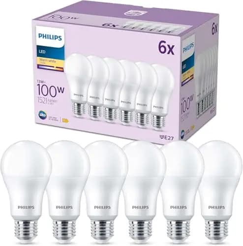 Philips Ampoule LED E27 100W Blanc Chaud