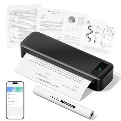TATTMUSE Imprimante Thermique Portable A4