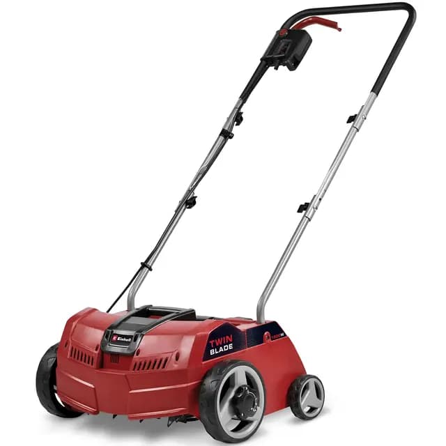 Einhell Scarificateur électrique GC-ES 1231/1 (1.2 KW, Jusqu’à 300 m², roulement à Billes + 8 Doubles Lames)