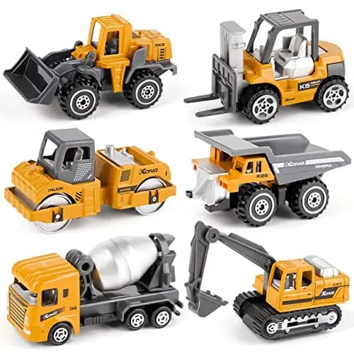 Dreamon Coffret 6 Voitures de Construction
