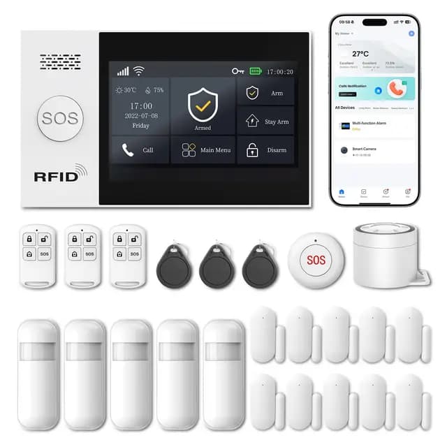 LWOHSI Alarme Maison 4G/WiFi