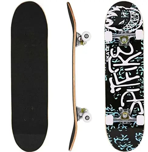 HUOLE Double Kick Skateboard