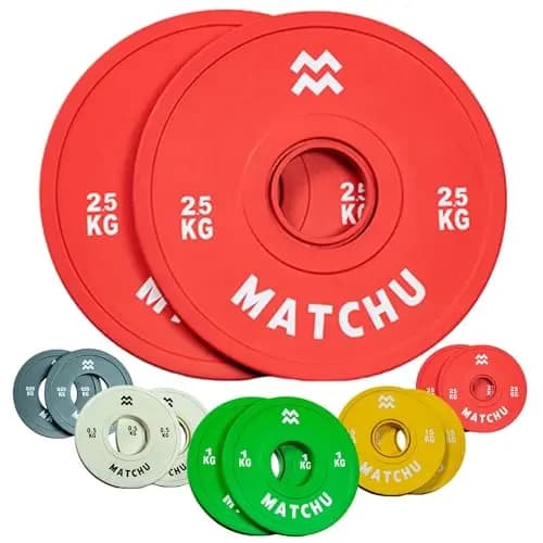 MATCHU Plateaux Fractional Haltères 2x2.5kg