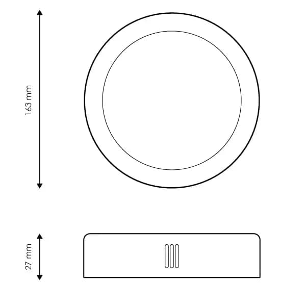 M Ledme Slim Series Plafonnier LED