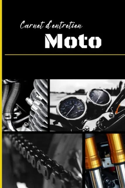 Carnet d'entretien Moto