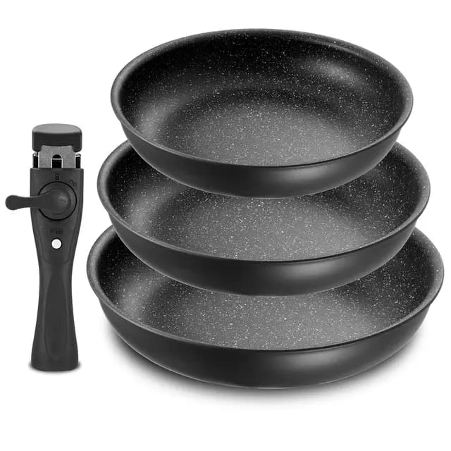 Fadware Lot de 3 Poêles Amovibles