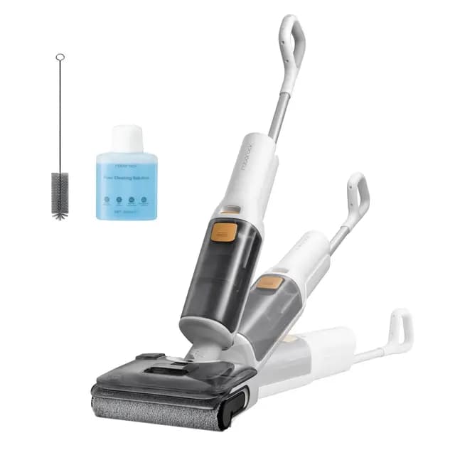 roborock F25 GT Aspirateur Laveur,Complete Nettoyeur de Sol 20 kPa,Aspirateur sans Fil Autonettoyage à Haute température de 90 °C, inclinable à 180° Nettoyage Deux Bords – Image 1