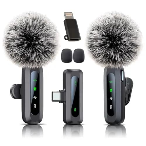 Uewpv Microphone cravate Bluetooth
