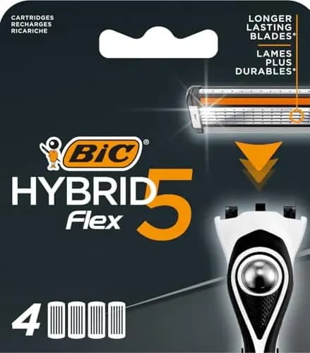 BIC Hybrid 5 Flex Rasoir rechargeable