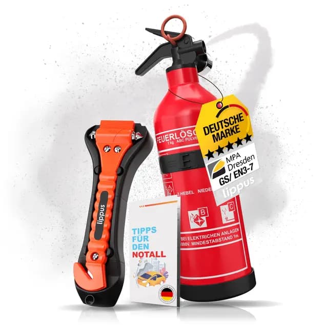 lippus Extincteur et Marteau d'urgence