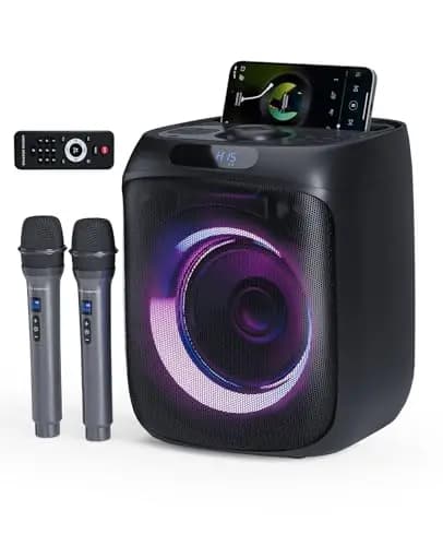 Enceinte Karaoke Adulte 2 Micros sans