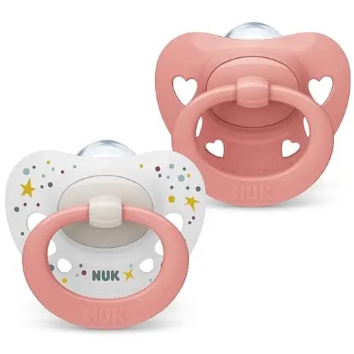 NUK Tétine Silicone Cœur Bébé