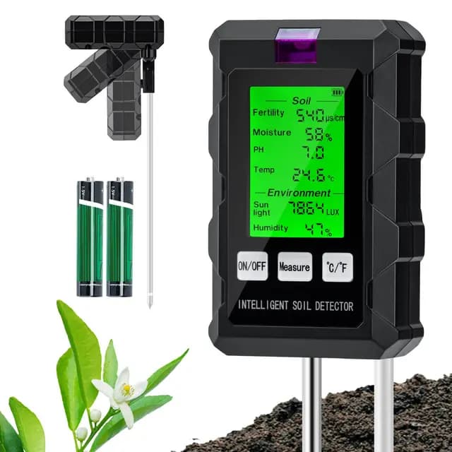 Wigearss Testeur de pH du Sol 6 en 1