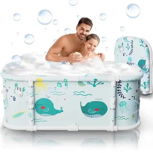 Kiseely Baignoire Pliable 120 cm