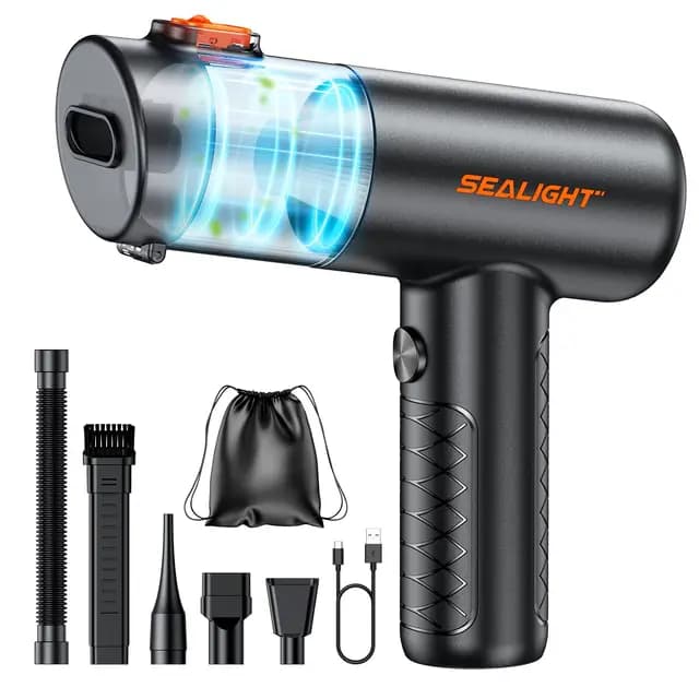 SEALIGHT Aspirateur à Main 4-en-1