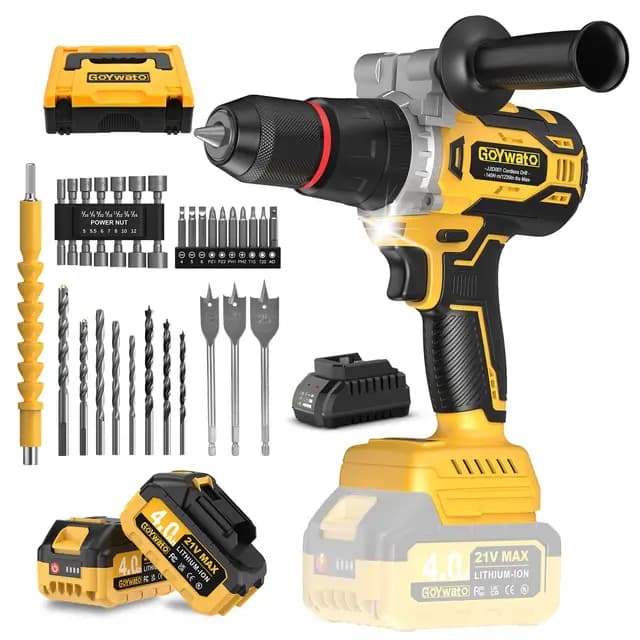 GoYwato 21V Perceuse Visseuse Sans Fil