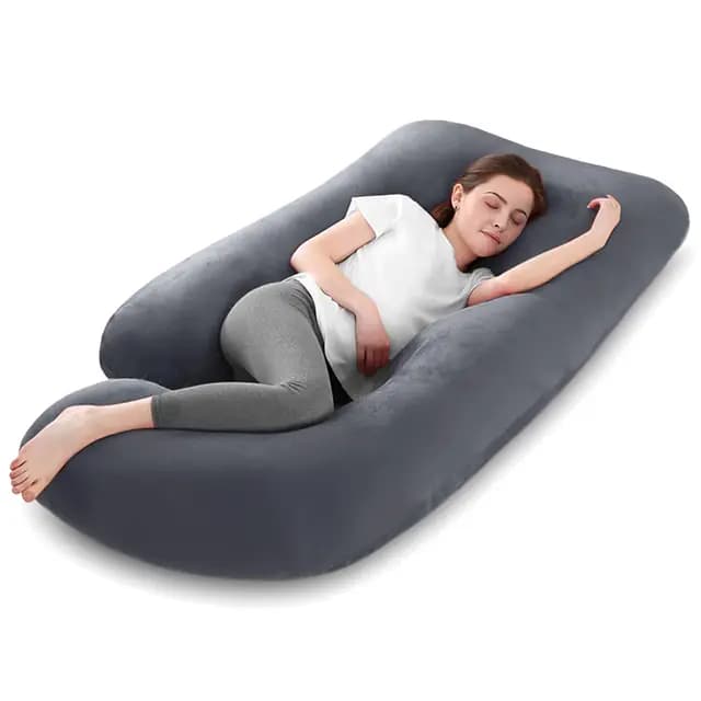 Mozvvco Coussin de Grossesse en Forme de J