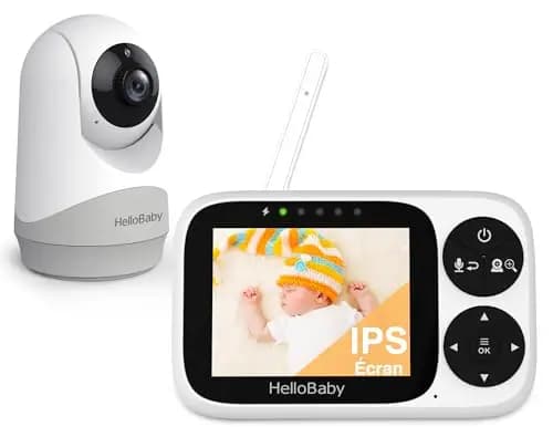 HelloBaby HB32 Babyphone Vidéo Dôme