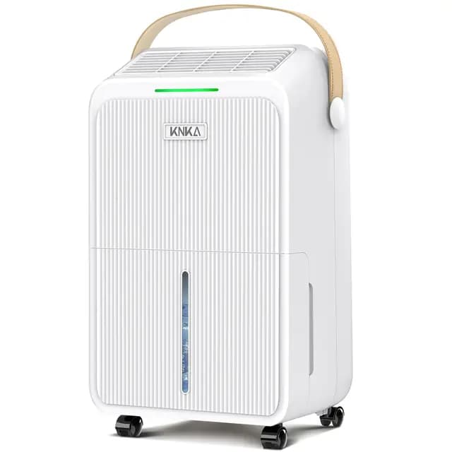 Deshumidificateur d Air, 16L/J, Déshumidificateur Electrique, 80m³ (32㎡), Silencieux, 4 Modes, Consommation Réduite de 30%, Protection Anti-Débordement, Pour Appartement, Cave, Salon