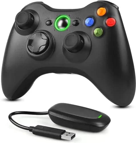 Dhaose Manette sans fil pour Xbox 360/PC