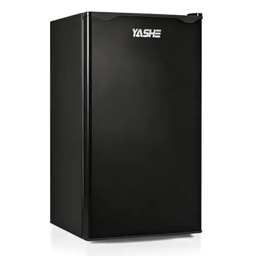 YASHE Réfrigérateur Compact 92L avec Congélateur Noir
