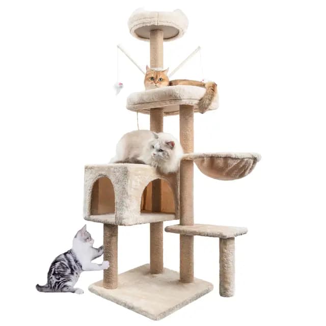 HOMIDEC Arbre à chat 145 cm – Image 1