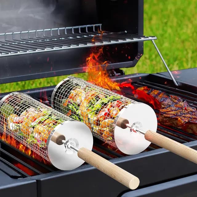 Ivtivfu Panier à Barbecue Acier Inoxydable