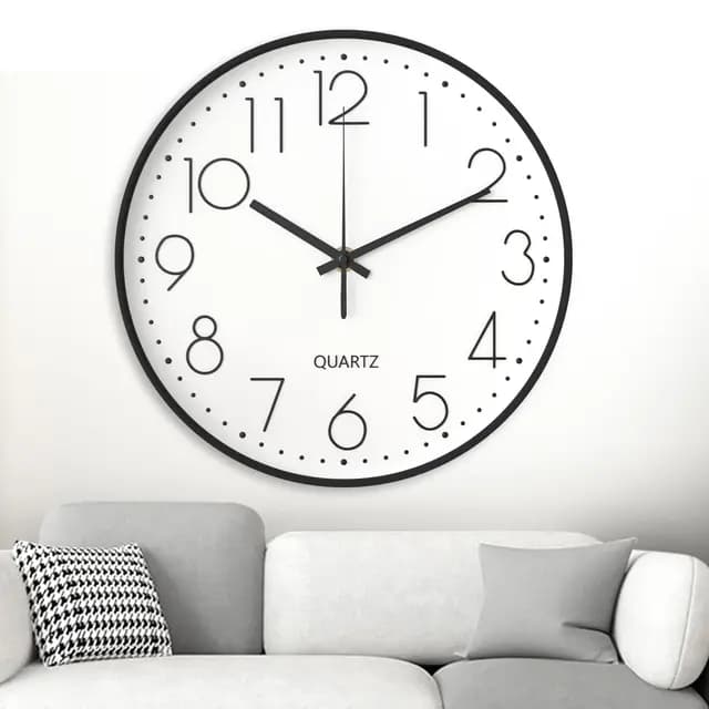 GIBOHOM GIBOHO Horloge murale 20 cm – Image 1