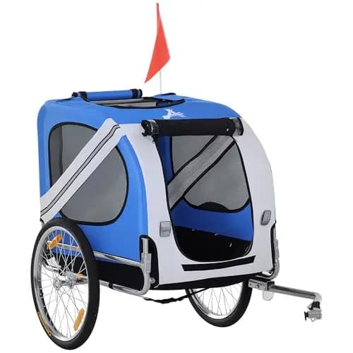 PawHut Remorque Vélo Chien Pliable 30 Kg – Image 1
