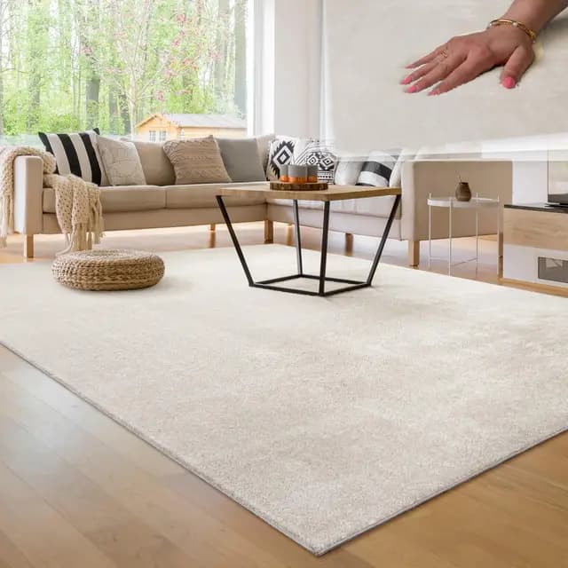 Paco Home Tapis Salon Crème