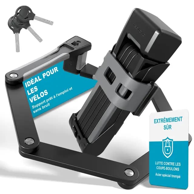TECHCYC Antivol Vélo Pliable