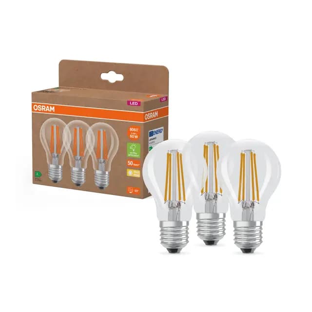 Osram LED Ampoule E27 Blanc chaud