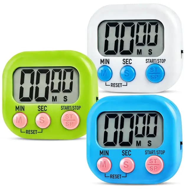 Vonsera Minuteur de Cuisine 3 Pièces