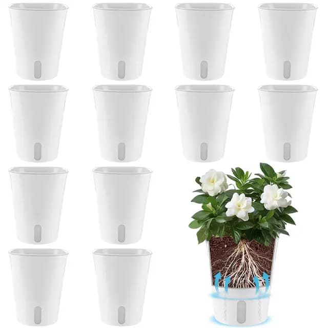 APACALI Pots Auto-arrosage 12pcs