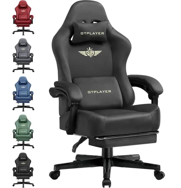 GTPLAYER GT829 Chaise de Gaming Ergonomique