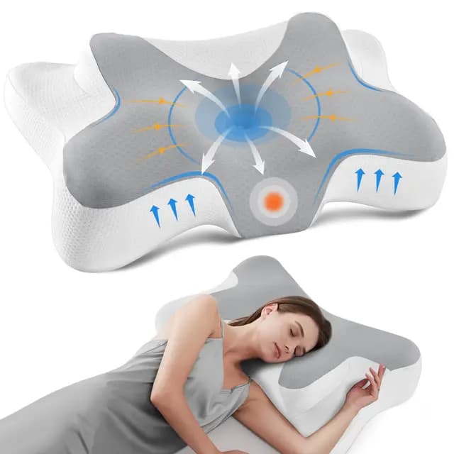 DONAMA Oreiller Ergonomique Mémoire de Forme
