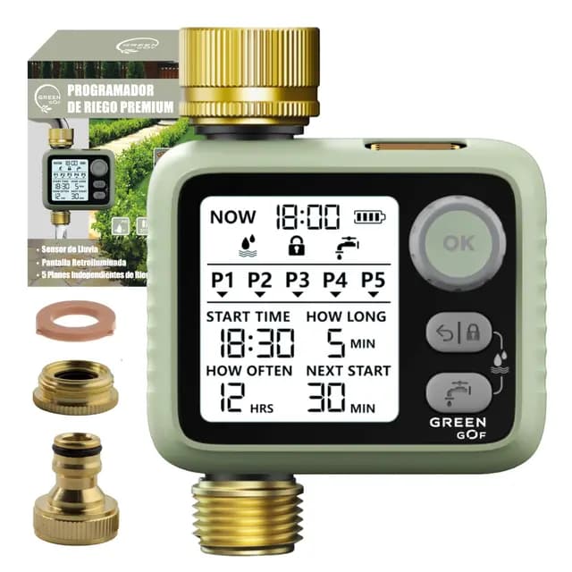 GREEN GOF Programmateur d'arrosage Connecteurs