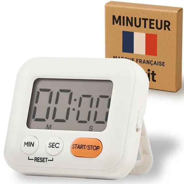 Takit Minuteur de Cuisine Blanc