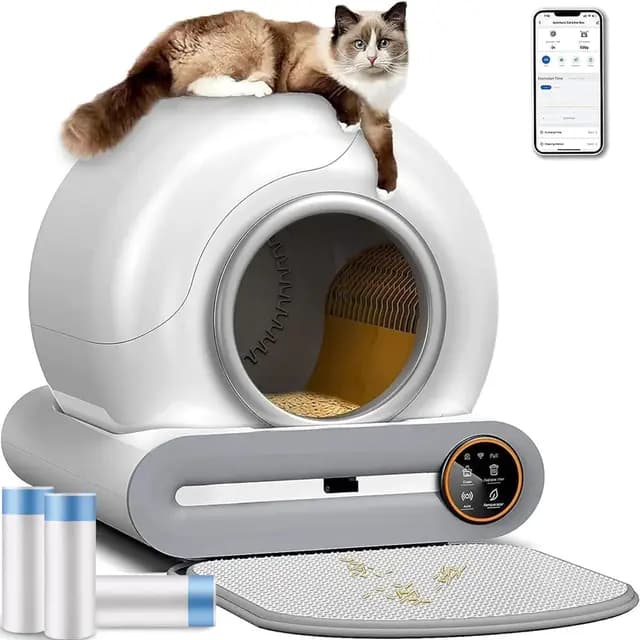 loktch Litière autonettoyante pour chat