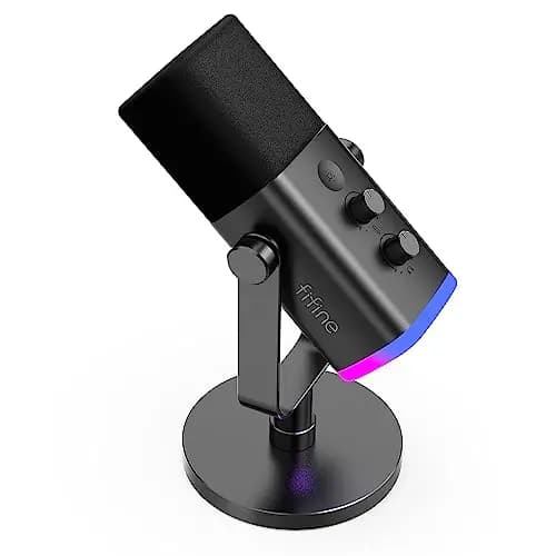 FIFINE USB XLR Microphone Gaming