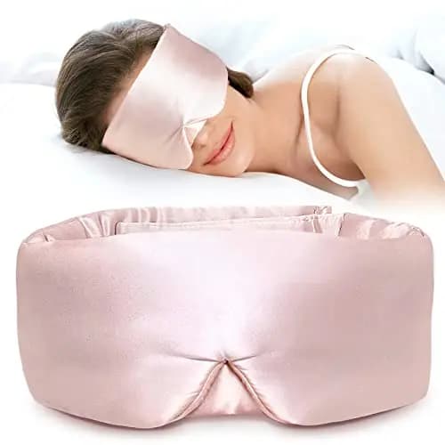 LitBear Masque de sommeil en soie