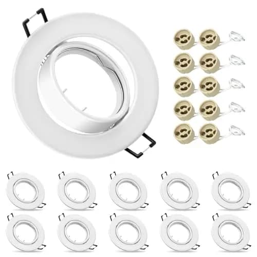 VIIIVA Cadres Encastrables GU10 Blanc